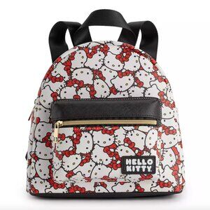 NWT Hello Kitty Print Mini Backpack